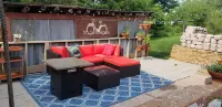 Completely remodeled lower unit in historic 1880's house.