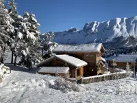 authentic Scandinavian log cabin Hoteles en Le Dévoluy