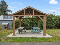 Spacious Living Area and Kitchenette Amenities - Charming Retreat Hotels in Tillamook