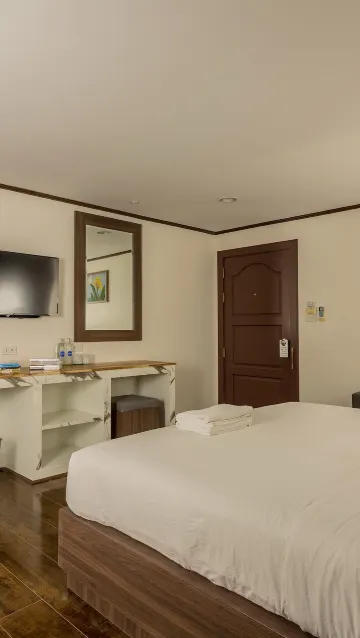 ห้องพัก, 1 ห้องนอน, สูบบุหรี่ได้, ระเบียง