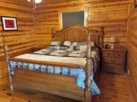 Six bedroom home with a hot tub, pool and an outdoor bar on a two acre lot.