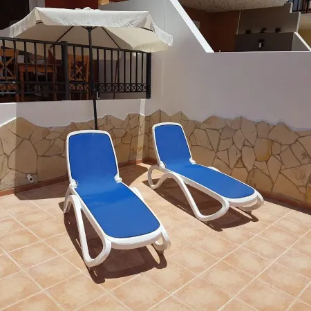 Villa Roque del Conde 3 with fantastic sea view, Terrace, Pool, Wifi, SAT-TV
