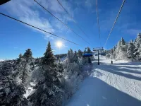 Spacious cozy bedroom with pvt. full bath. Walking distance to Mt Snow ski lifts