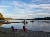 Perfect Lakefront Getaway ~ Beautiful Private Setting! Hotels in Dedham