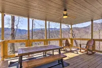 Panoramic Mtn Views and Hot Tub! Secluded Marion Gem - parking