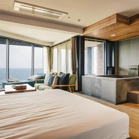 Zen Hideaway@Jeju Отели рядом с достопримечательностью «Мемориал Хендрику Хамелю»