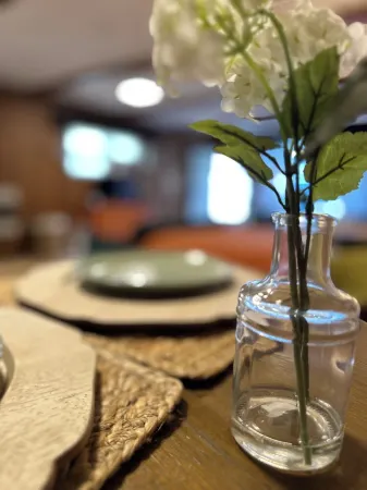 Calm, stylish space. Across the street from the park. Perfect little getaway.