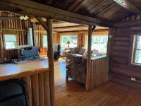 Awesome Log Cabin on the 1st Connecticut Lake!