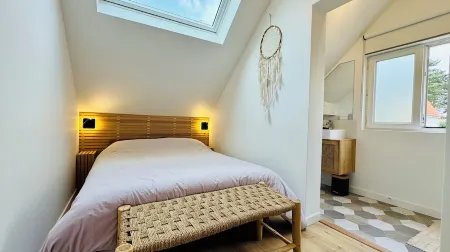 Villa à la Plage - in the heart of Stella-Plage Отели в г. Кюк