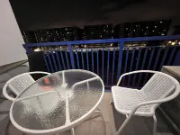 Cozy 1 bedroom condo in charming Pasay Mall Of Asia with AC, WiFi balcony Hotel a 