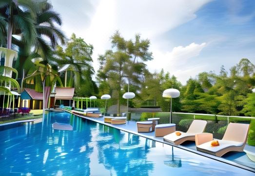 더 맨션 발리우드 리조트 수영장