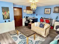 House dwelling that combines The bedroom kitchen and living area into one space Hotels in Biddeford