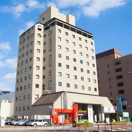 Green Rich Hotel Oita Miyakomachi Отели рядом с достопримечательностью «Оита Ховер терминал»