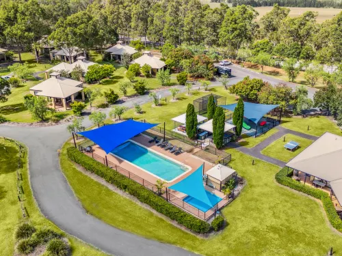 Leisure Inn Pokolbin Hill - Parkplatz