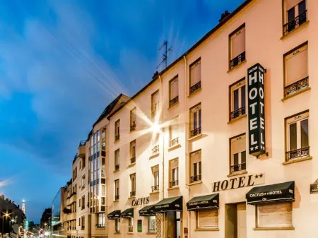 Hotel Cactus Отели рядом с достопримечательностью «Musee Mendjisky-Ecoles de Paris»