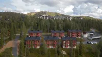 AurinkoRinne滑雪旅館 - 停車場