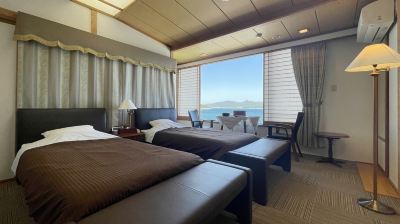 スイート(ツインベッド) 三陸花ホテルはまぎくの写真