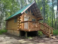 Rustic and cozy cabin with all new amenities near beautiful Hatcher’s Pass Hotels in Fishhook