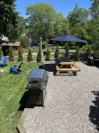 Private beach; firepit, outdoor shower, AC, two kitchens, laundry, covered patio 나라간셋 피어 주변 호텔