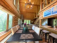 Beautiful Log Cabin Retreat on 6 Acres of Forest Only 10 Minutes to Lake Geneva.