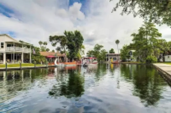 Tiki Tropical Retreat - directly on the clear Weeki Wachee River (not a canal)