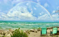 Welcome to the "Lake Cottage"  where lake Michigan waves are calling