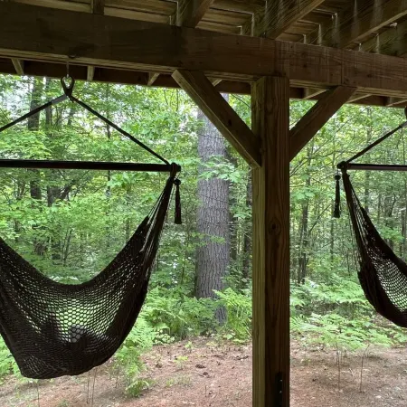 Cabin between Two Lakes -Private Beach on Moose Pond Minutes to Pleasant Mt Ski
