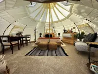 Luxury Glamping in High Rolls Mountain Park, NM Stunning Views & Modern Comforts
