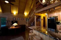 Meadow View Cabin, a deluxe log home near Lexington VA. Hotels in Rockbridge County