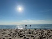 Spacious Condo, Outdoor Heated Pool, Walk to Private Beach