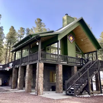 Gorgeous Forest Cabin with Hot Tub & Game Room