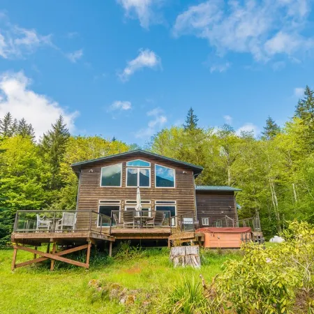 Hot Tub, Game Room, 27 Forested Acres w Mountain Views Near Olympic Natl Park