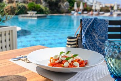 Cuisine Radisson Blu Beach Resort, Milatos Crete Photo