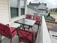 Chic 3rd Floor Ocean Block Retreat with Balcony - BBQ, Patio, Parking & Badges