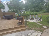 Cozy Waterbury VRBO next to Willow on Grand Events Center and Val Air Ballroom