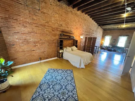 Stylish loft in the heart of downtown Troy with onsite parking