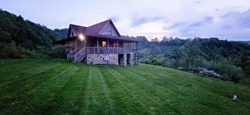Cabin in the Blue Ridge.