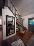 Modern amenities in a rustic landscape