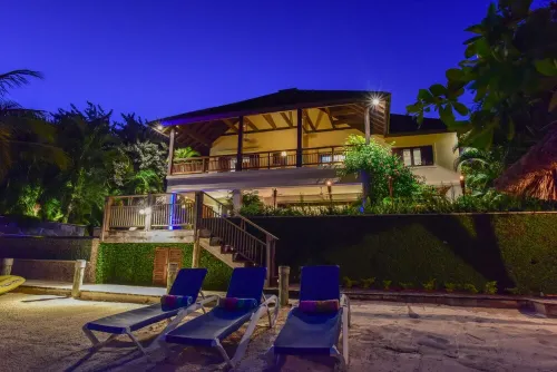 Beach Front Villa W/Pool, in Gated Community W/Tennis/Gym