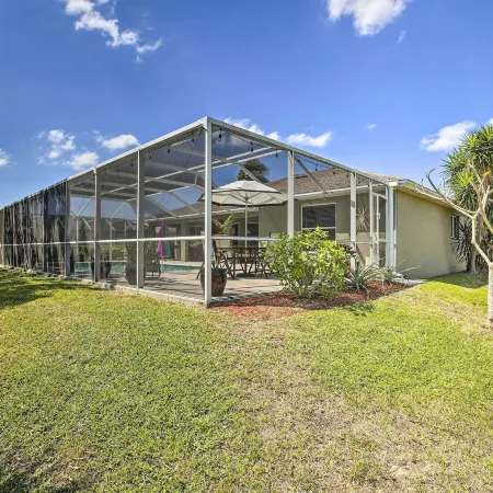 Lanai & Heated Pool: Stunning Cape Coral Getaway