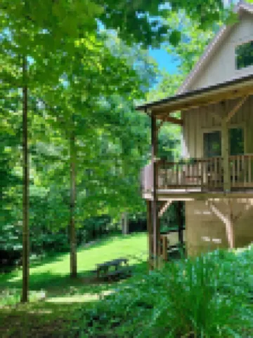 Whimsical Creekside Cabin