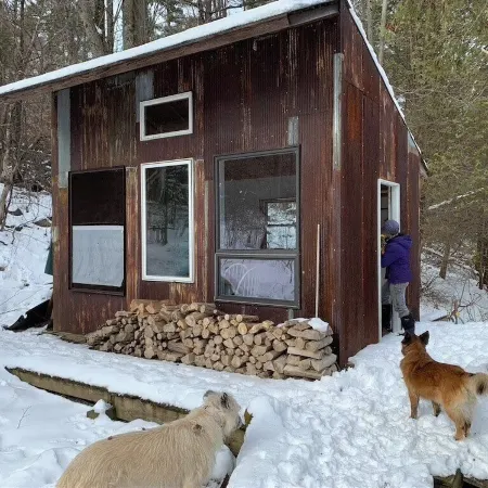 Cozy mountain yurt on an organic farm Отели в г. Аддисон