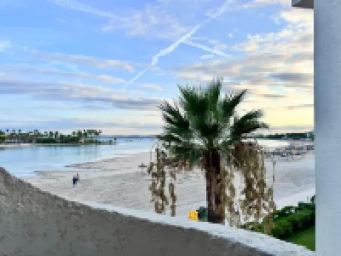 Apartment on the beach.