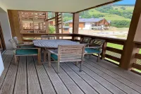 Charming Apt with view 2BD/6P -Residence in MegÃ¨ve