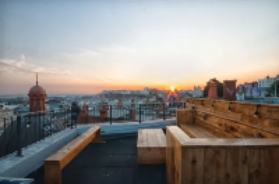 阿德利夫的海港屋頂露台海景