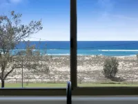 Beachfront Studio with Balcony & Stunning Views