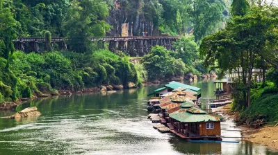 The Green House Kanchanaburi Hotell i Wang Krachae