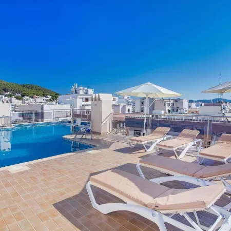 Aparthotel Duquesa Playa Отели рядом с достопримечательностью «Пристань для яхт Санта-Эулалия»