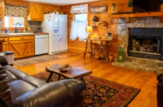 3 Deer Cabin - Fireplace - Mountain View