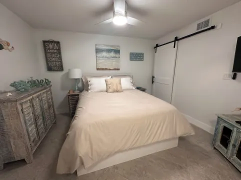 Grand Re-opening Sanddollar C102 3 BR with a king, a queen and 2 bunk bed sets.